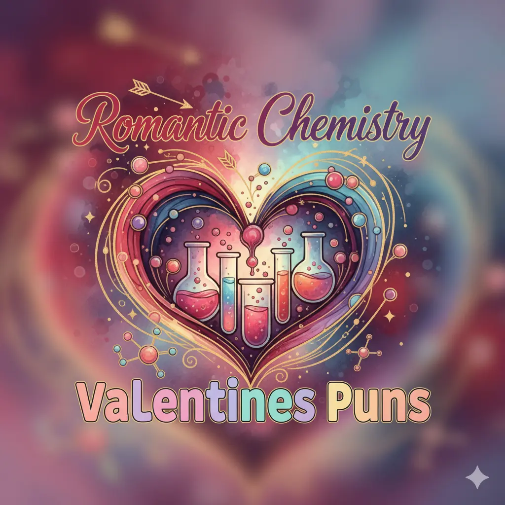 Romantic Chemistry Valentines Puns