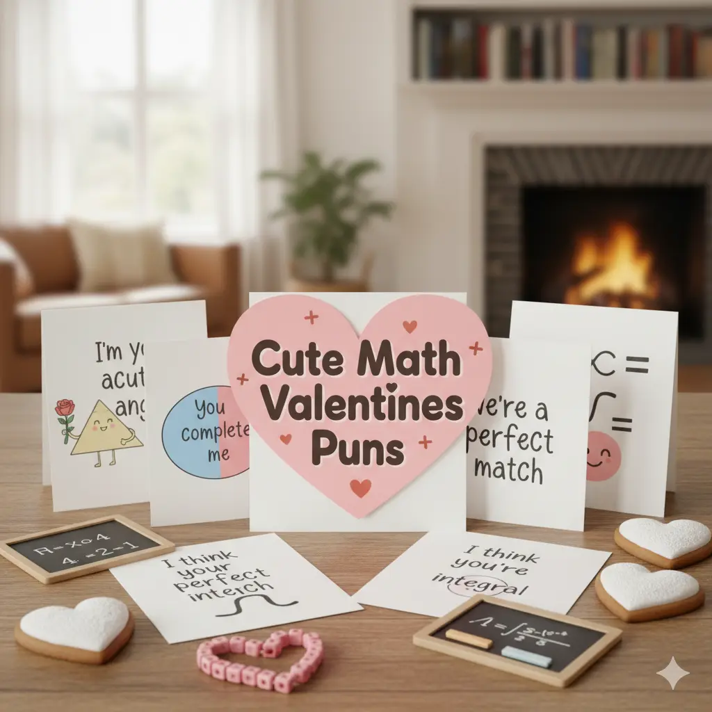 Cute Math Valentines Puns