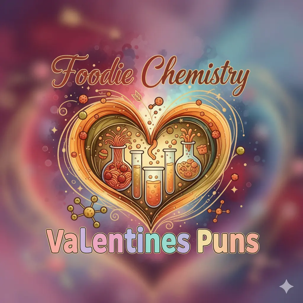Foodie Chemistry Valentines Puns