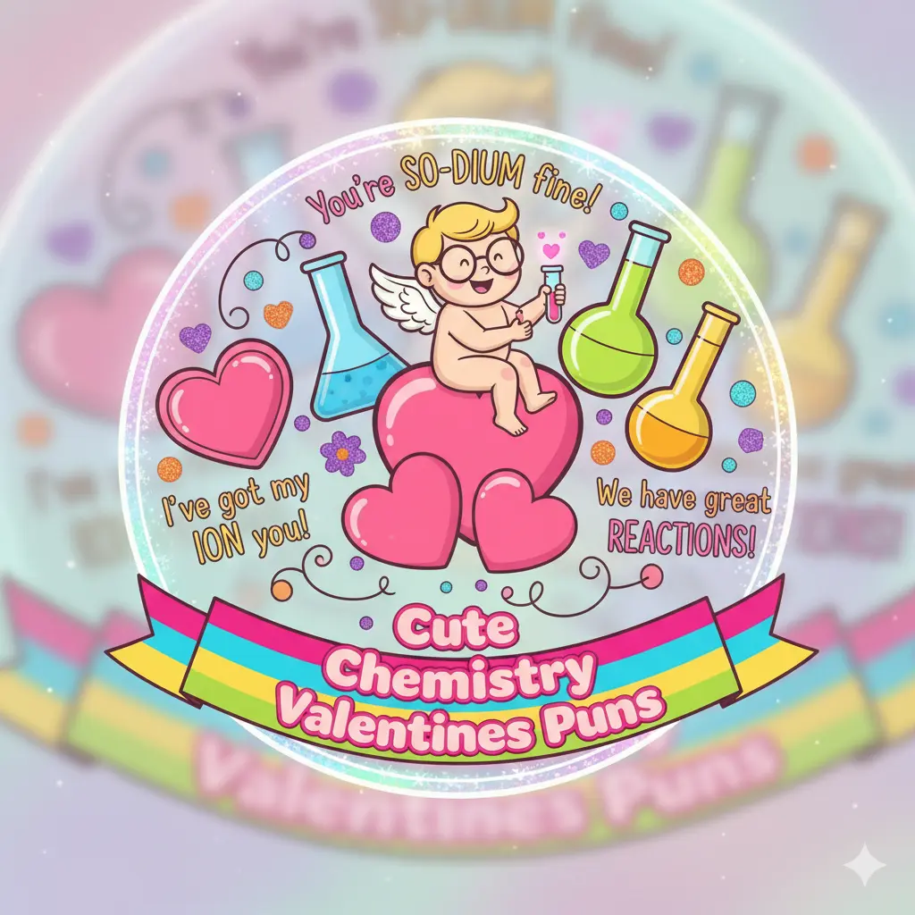 Cute Chemistry Valentines Puns
