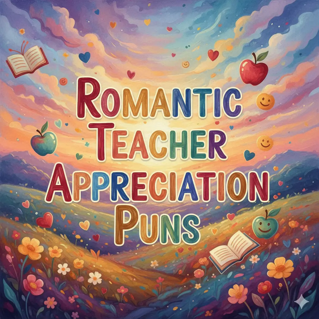 Romantic Teacher Appreciation Puns
