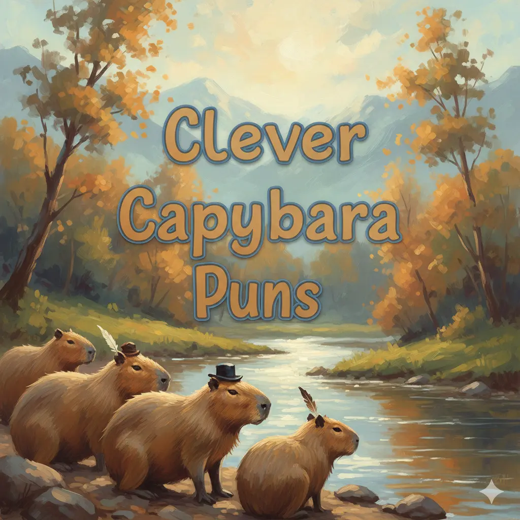 Clever Capybara Puns