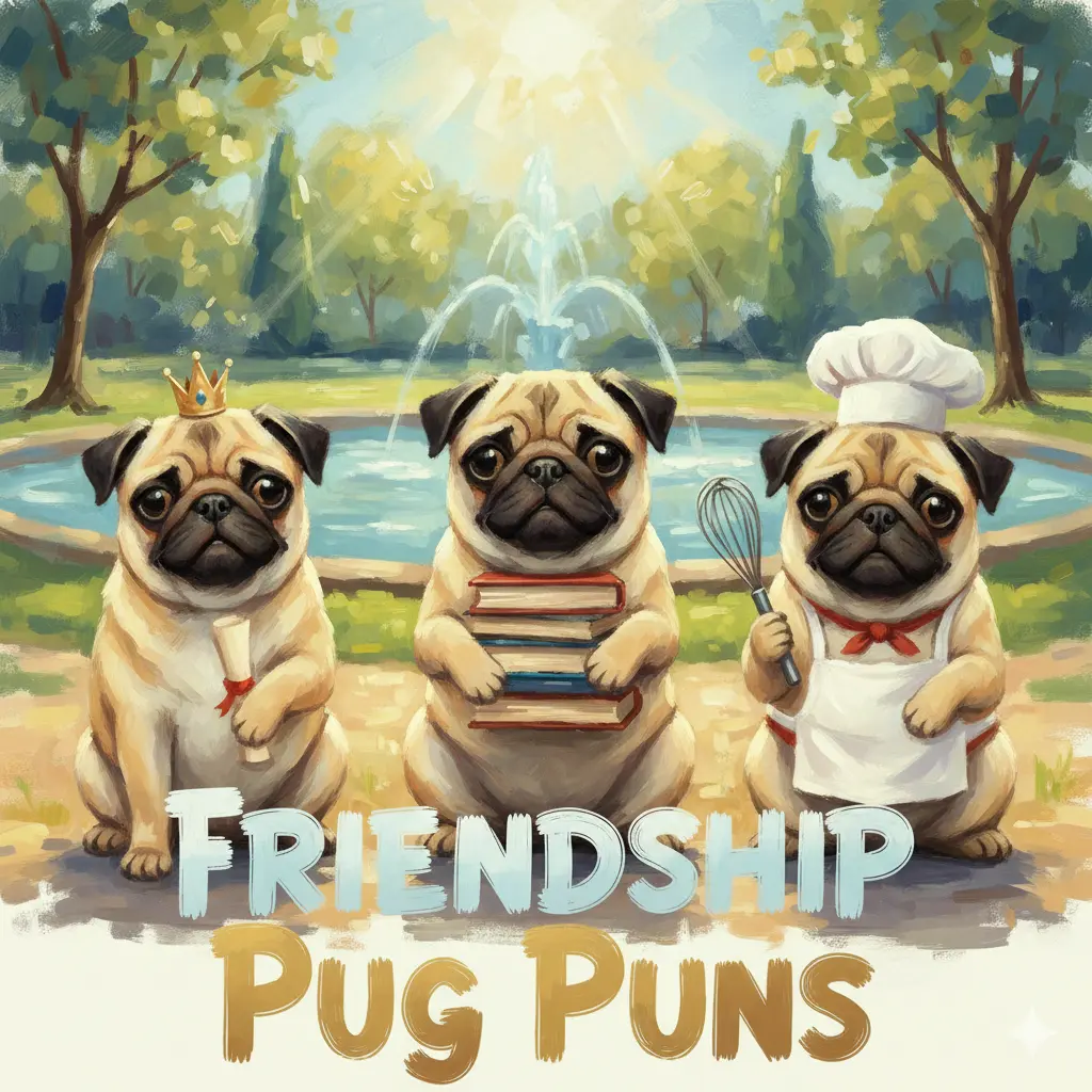  Friendship Pug Puns
