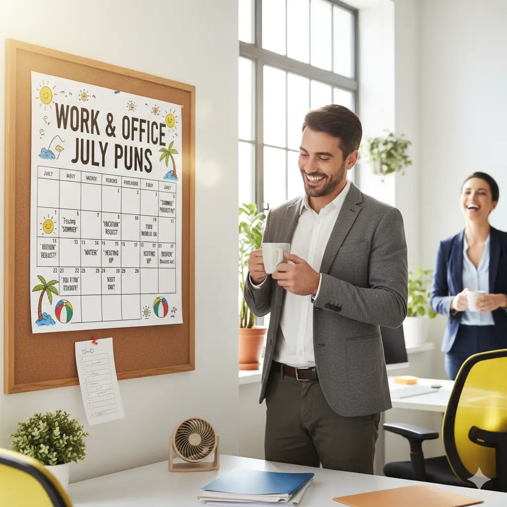 Work & Office July Puns