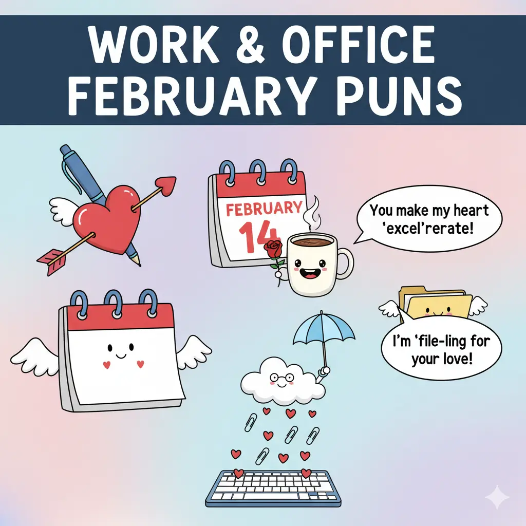 Work & Office February Puns