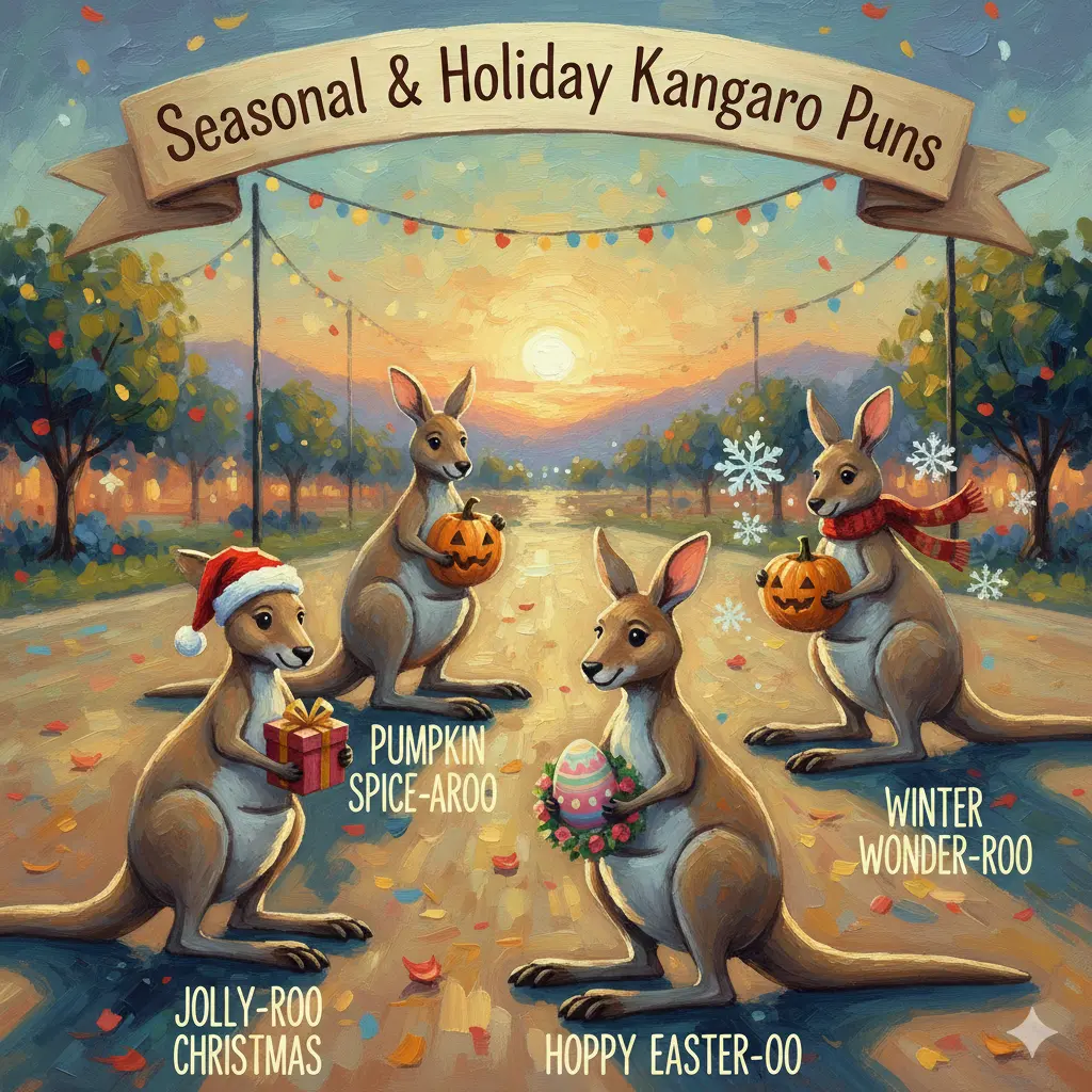 Seasonal & Holiday Kangaroo Puns