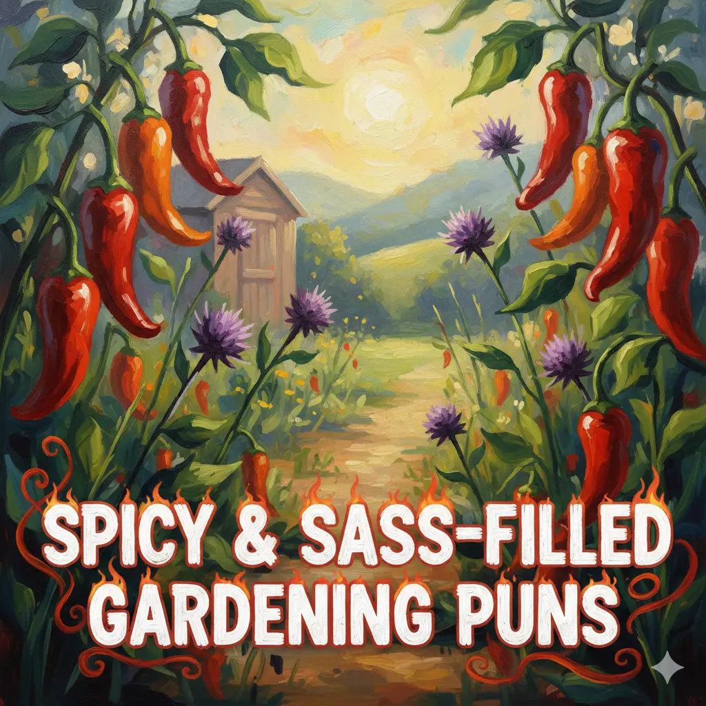 Spicy & Sass-Filled Gardening Puns