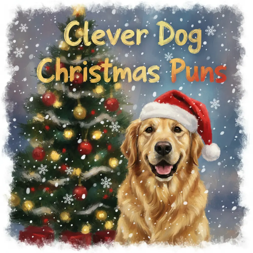 Clever Dog Christmas Puns 