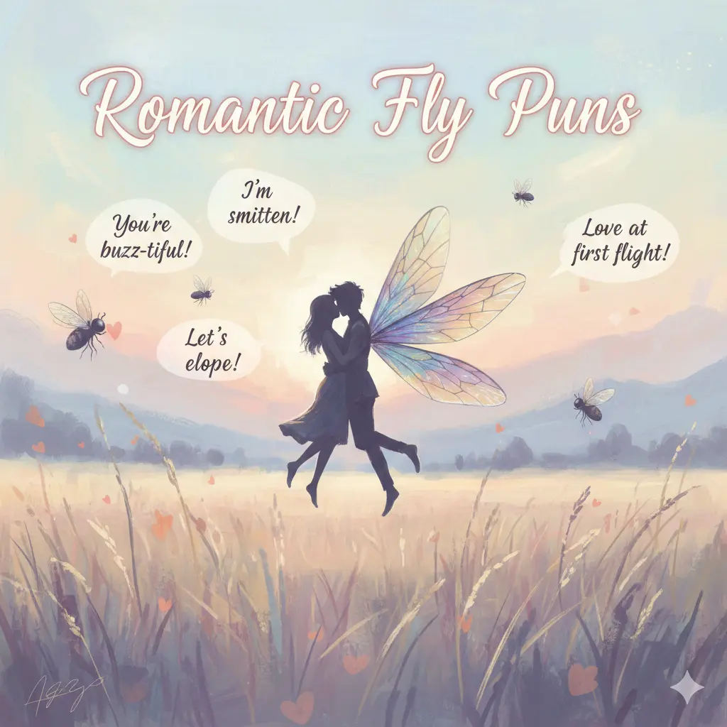 Romantic Fly Puns