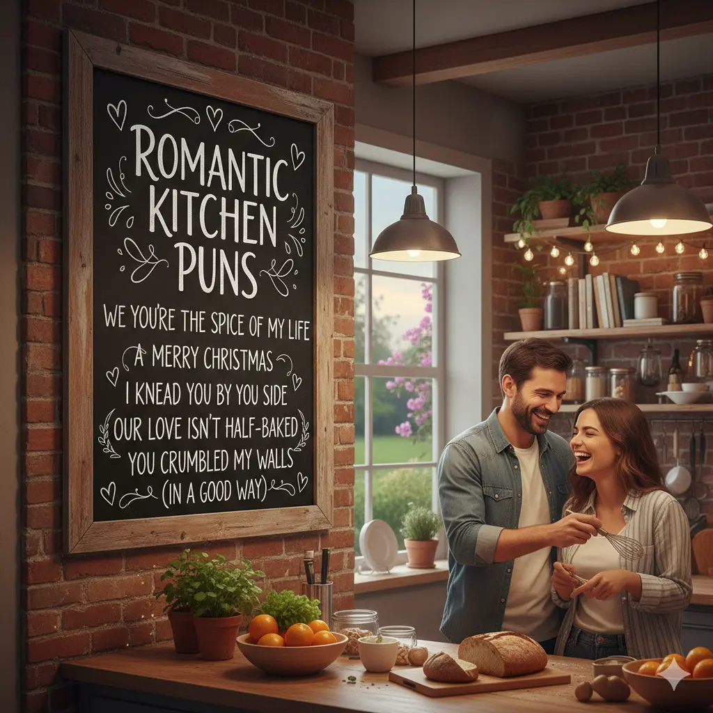 Romantic Kitchen Puns