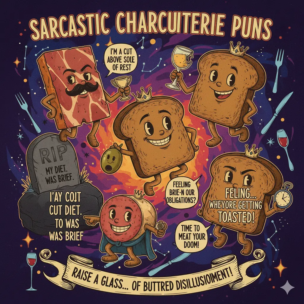 Sarcastic Charcuterie Puns