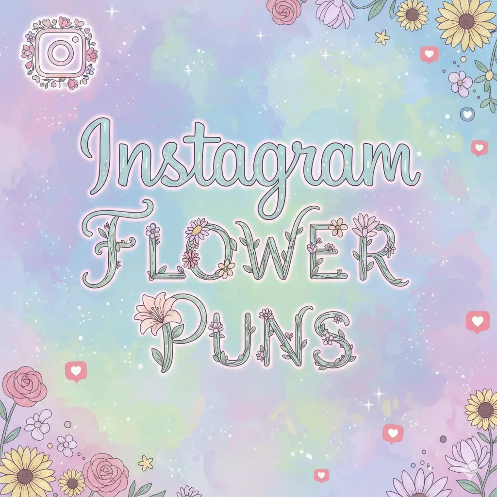 Instagram Flower Puns