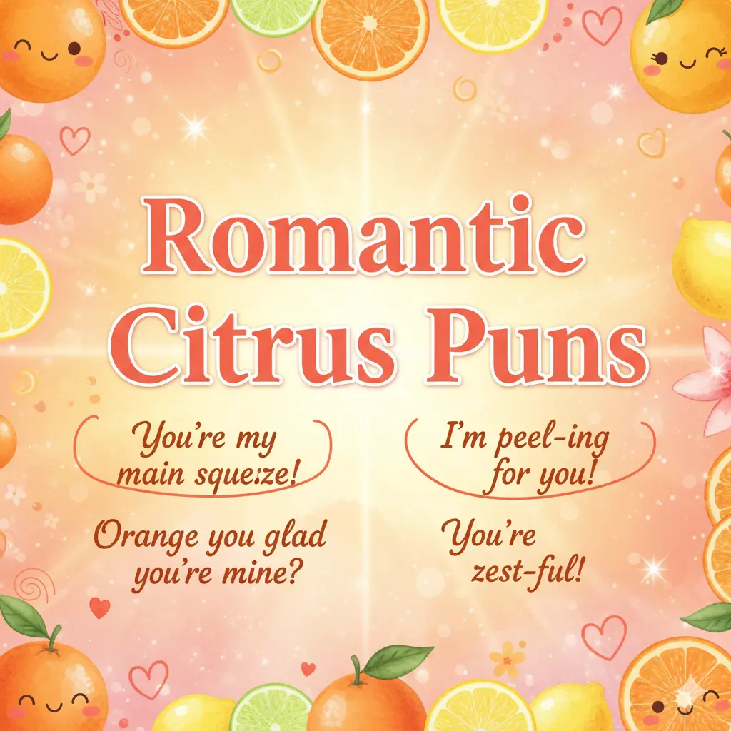 Romantic Citrus Puns 