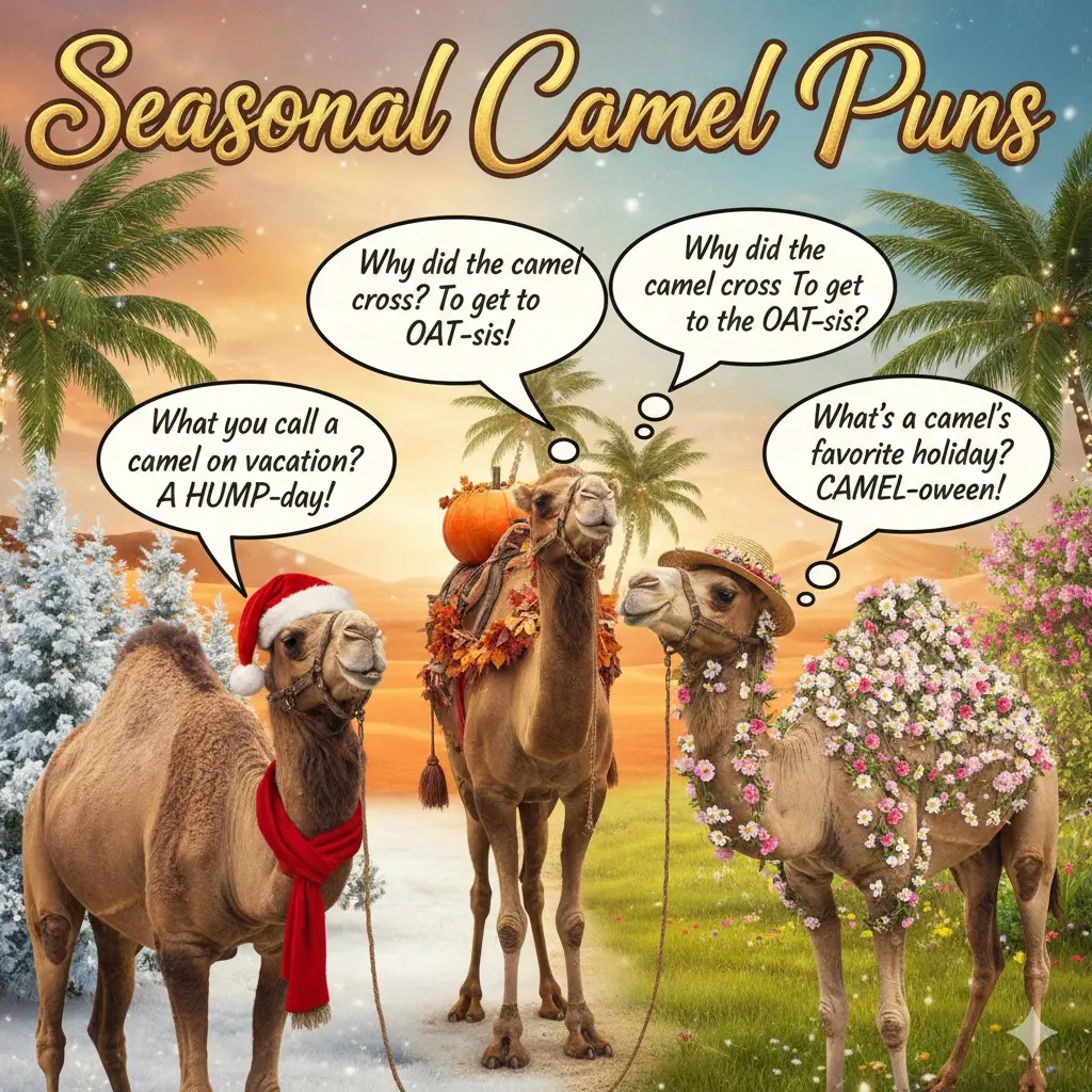 Seasonal Camel Puns