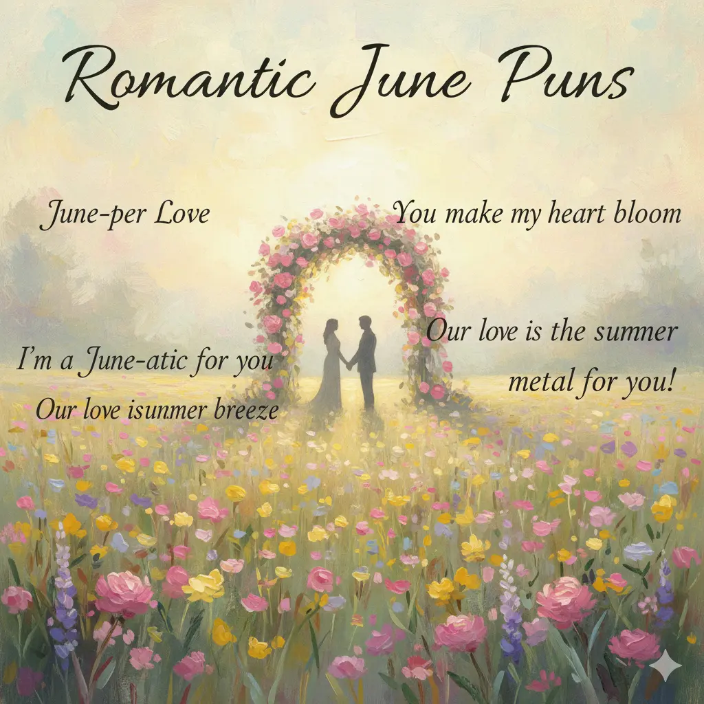  Romantic June Puns