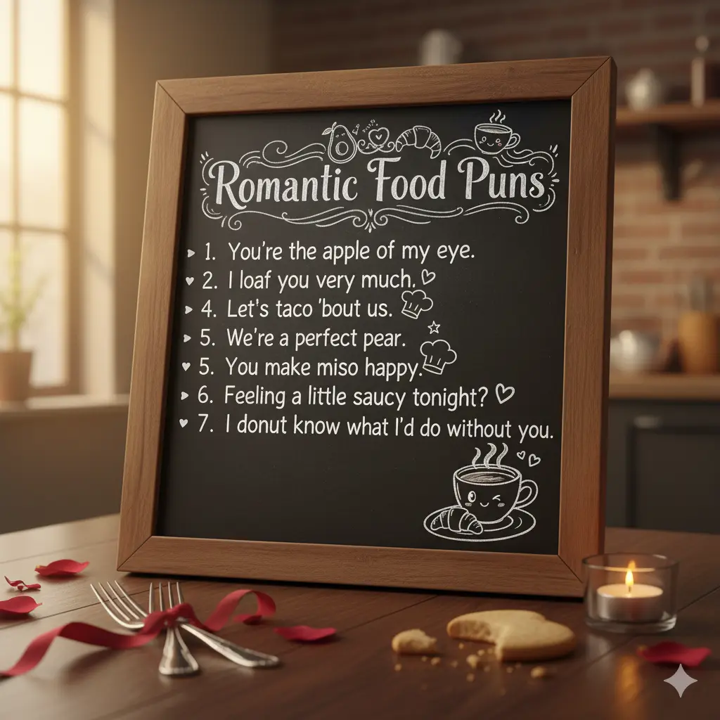 Romantic Food Puns