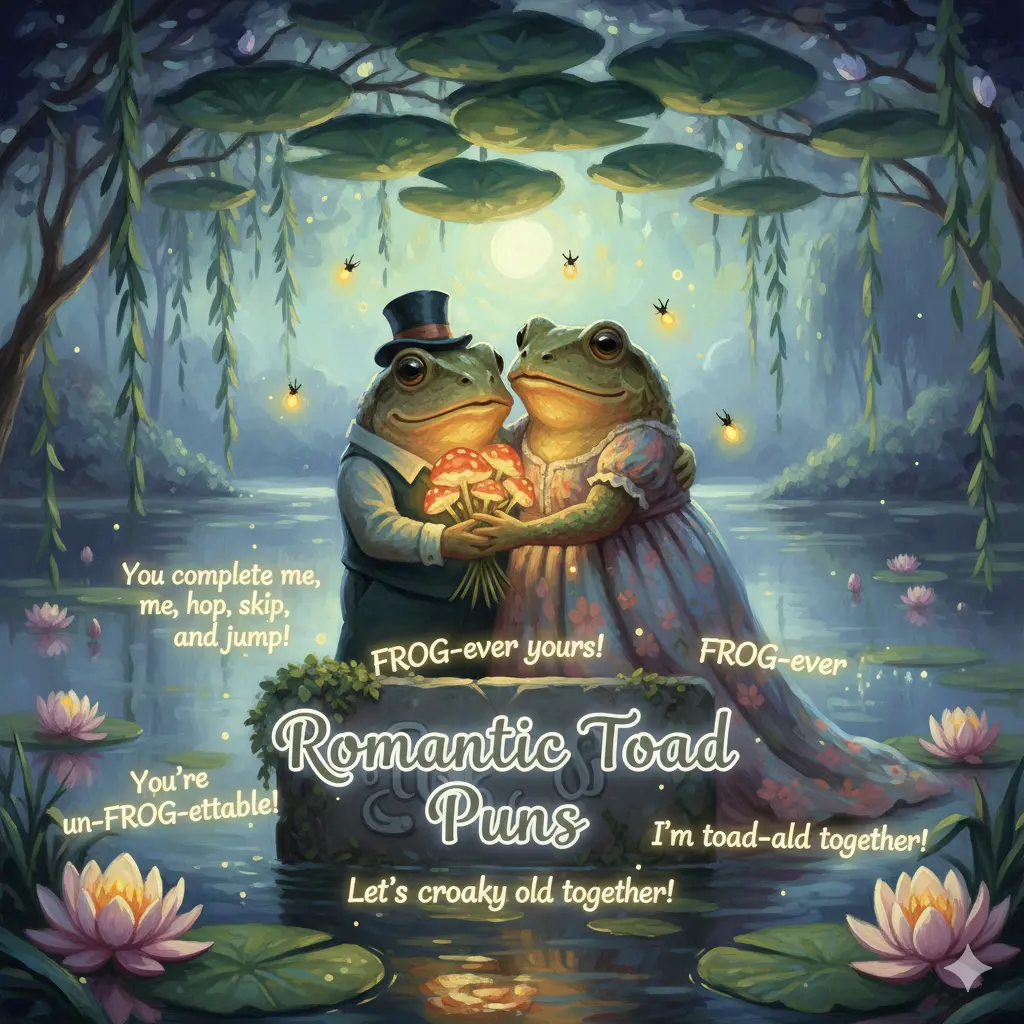 Romantic Toad Puns