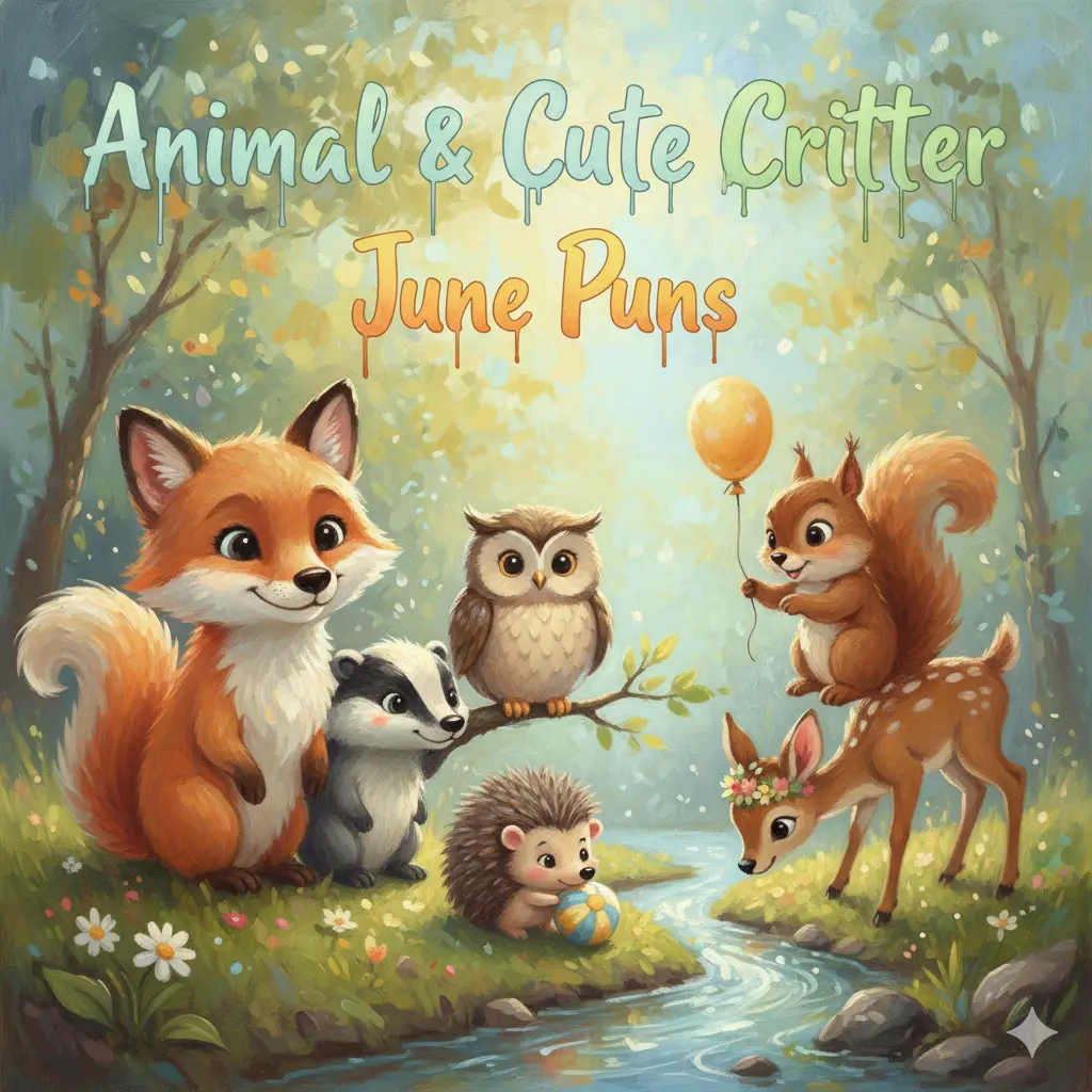  Animal & Cute Critter June Puns