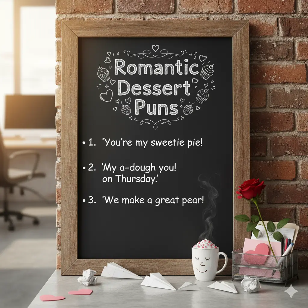 Romantic Dessert Puns
