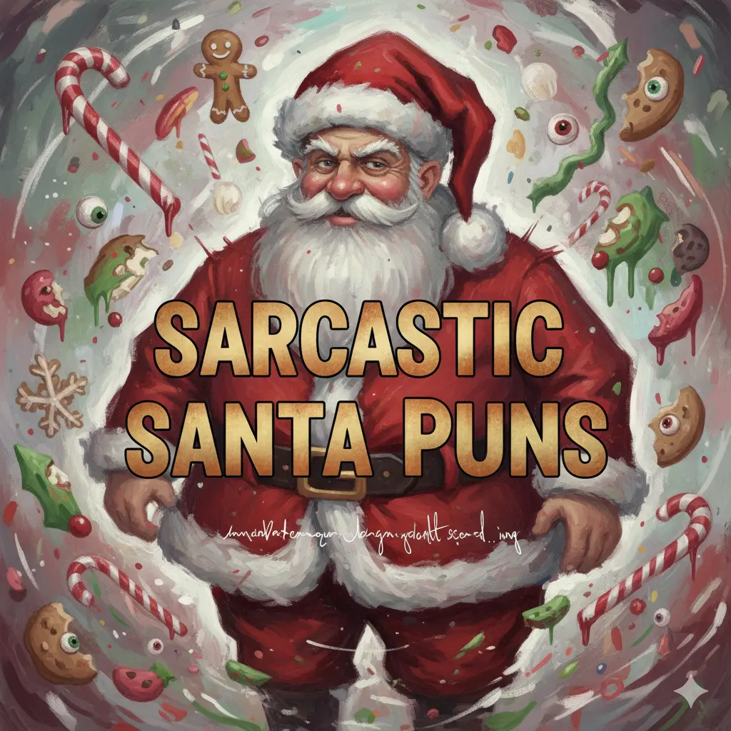 Sarcastic Santa Puns 