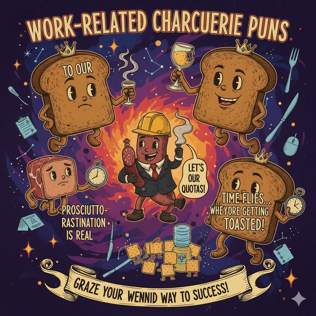 Work-Related Charcuterie Puns