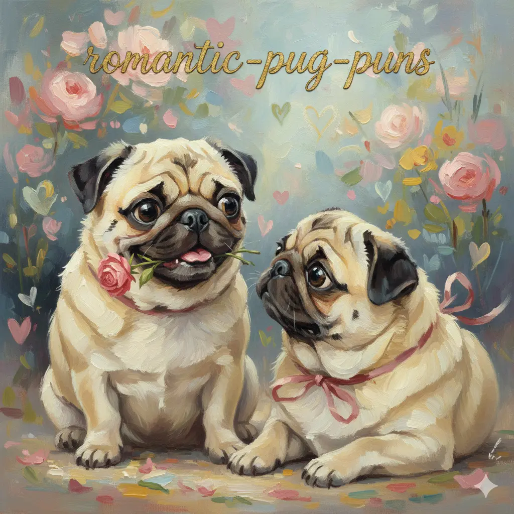 Romantic Pug Puns