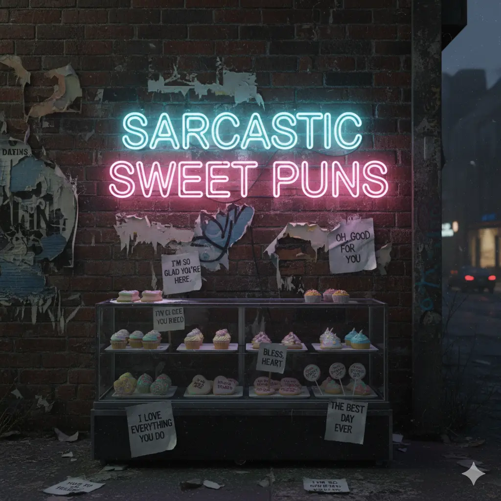 Sarcastic Sweet Puns
