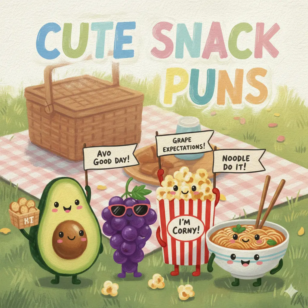 Cute Snack Puns