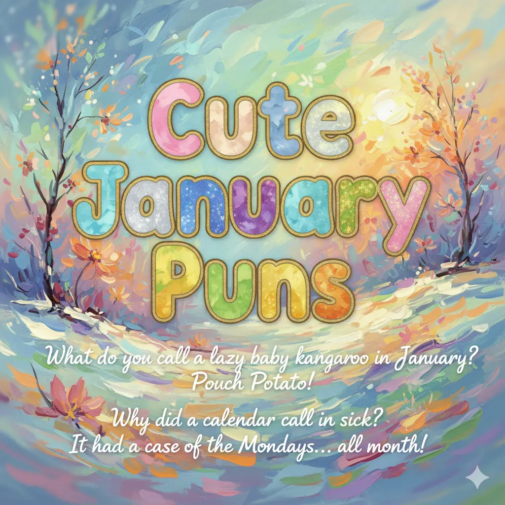 Cute January Puns