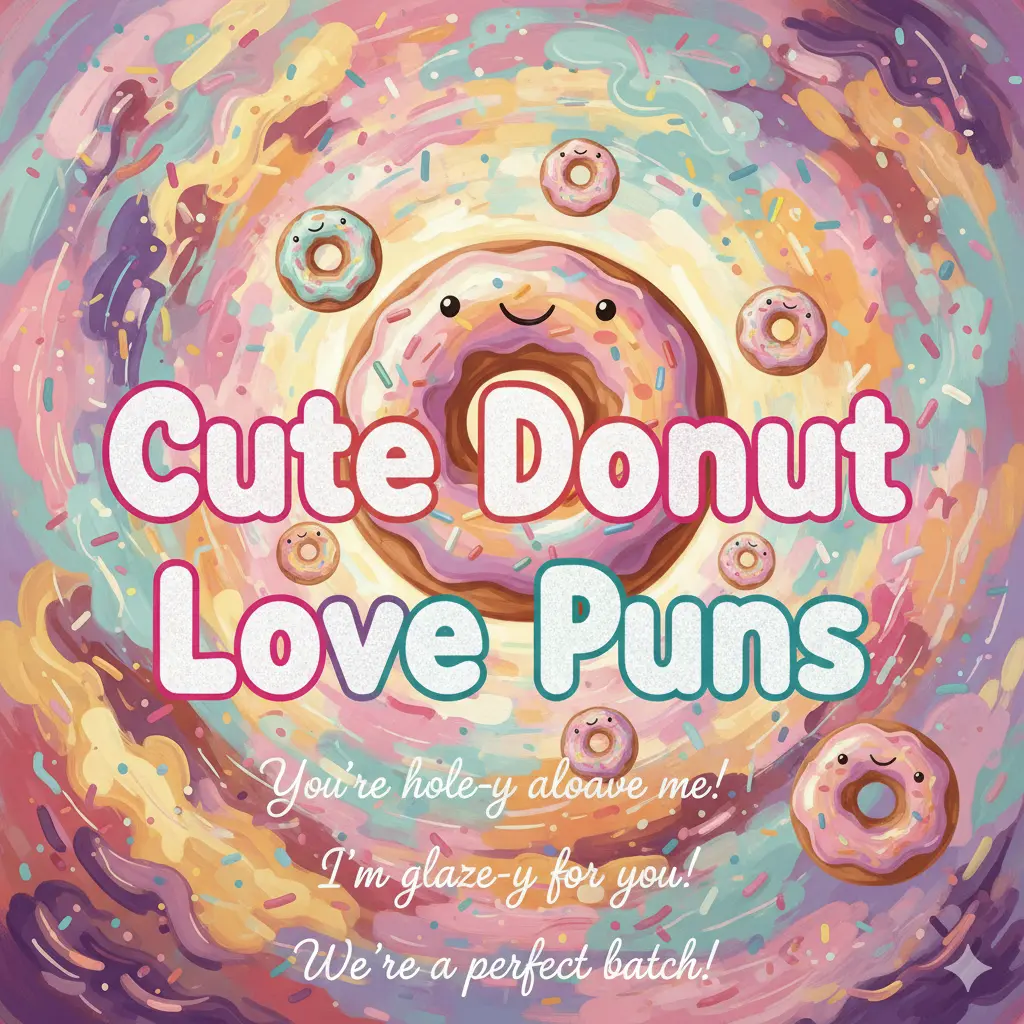 Cute Donut Love Puns