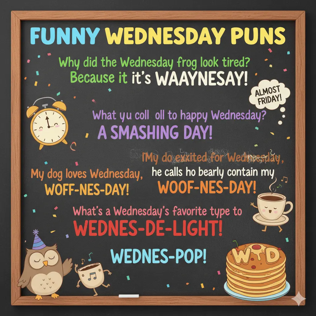 Funny Wednesday Puns
