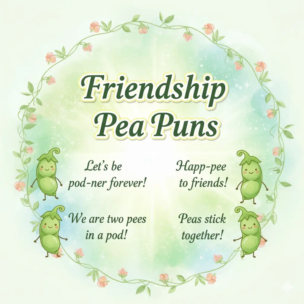 Friendship Pea Puns