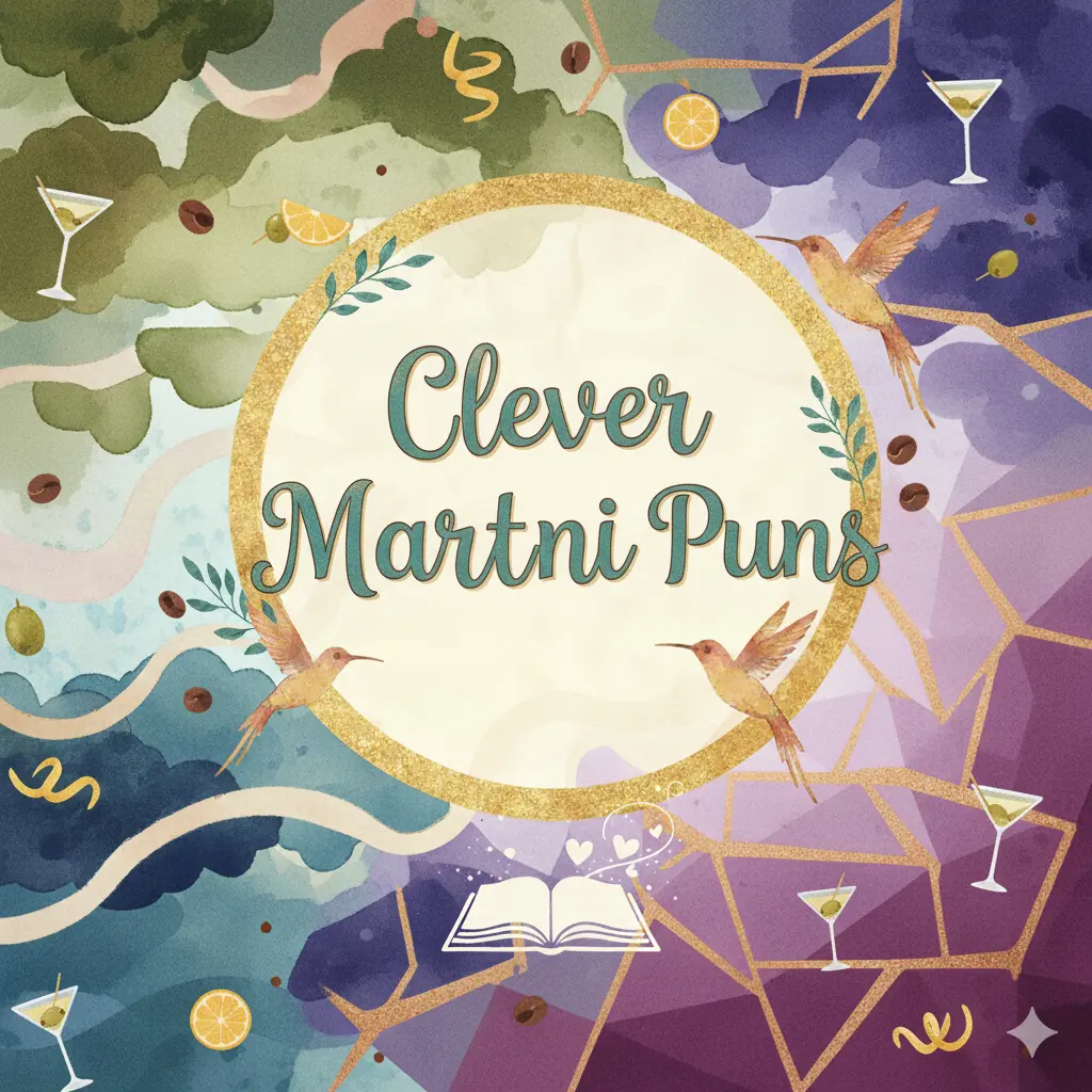 Clever Martini Puns
