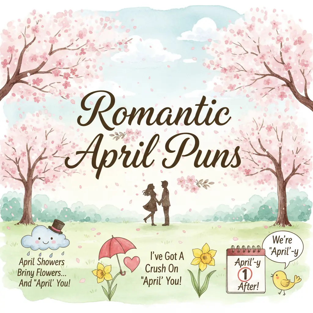 Romantic April Puns