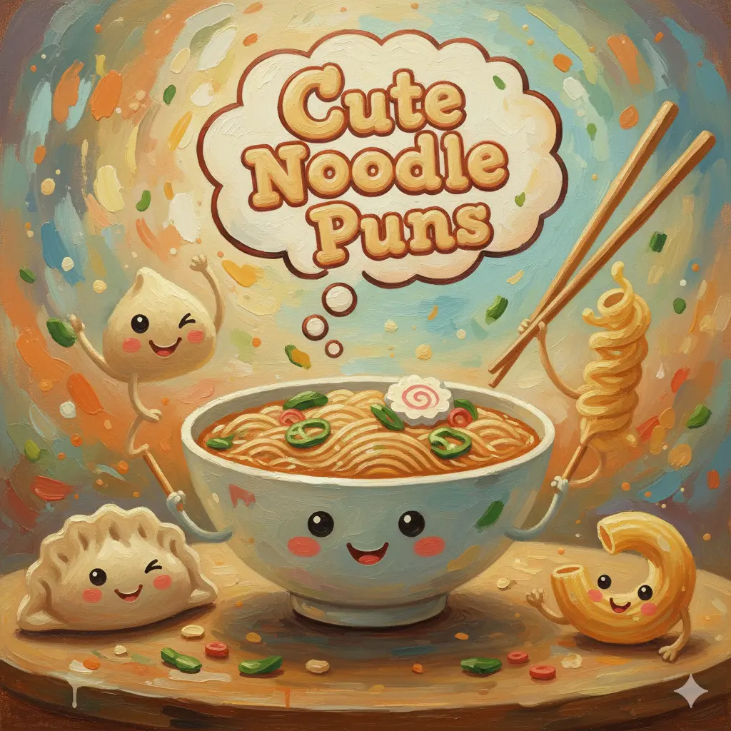  Cute Noodle Puns 