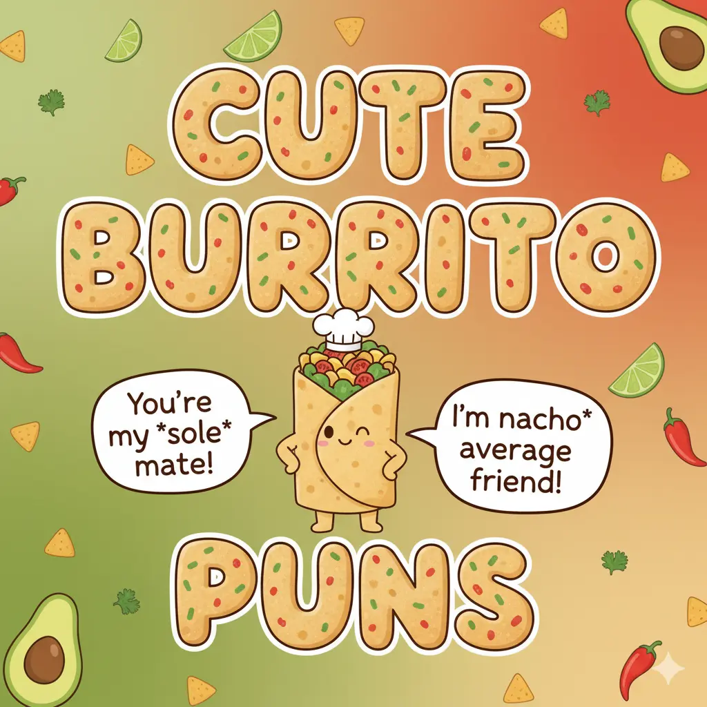 Cute Burrito Puns