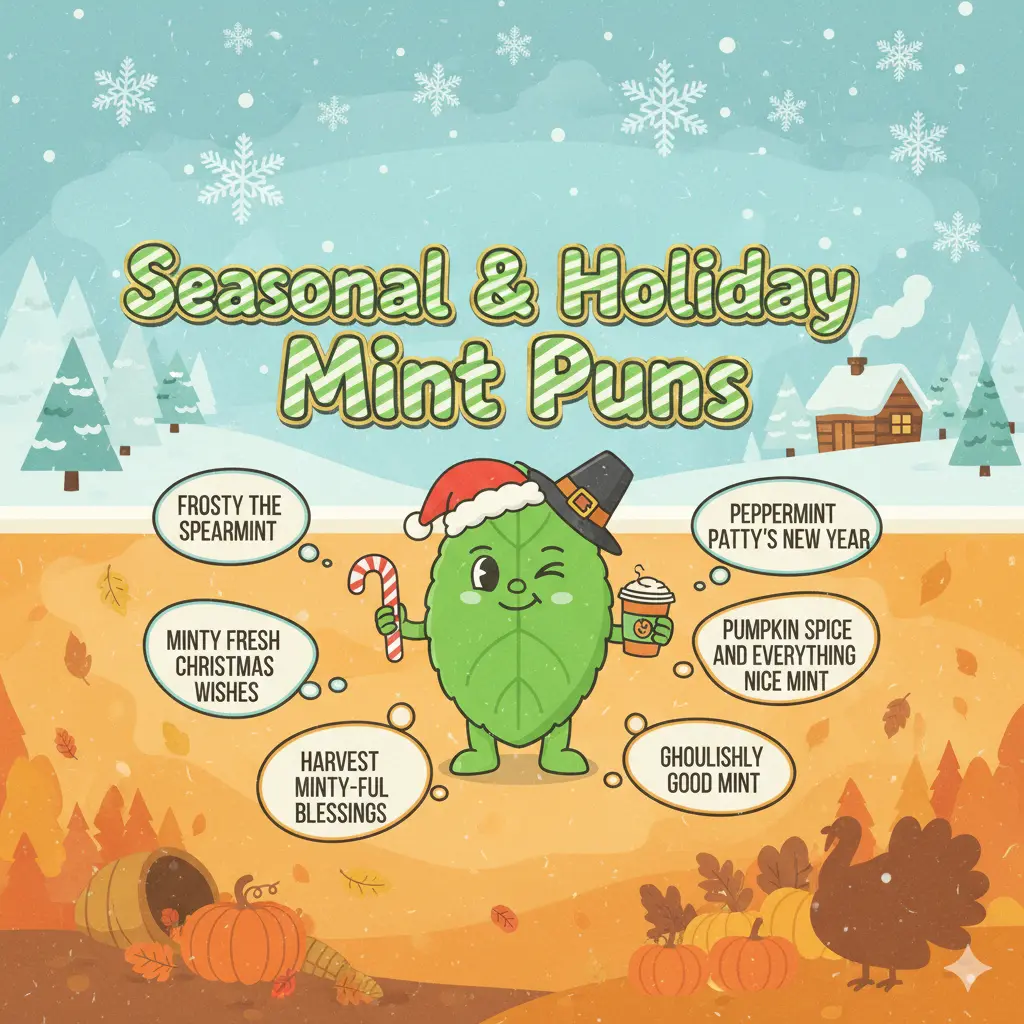 Seasonal & Holiday Mint Puns