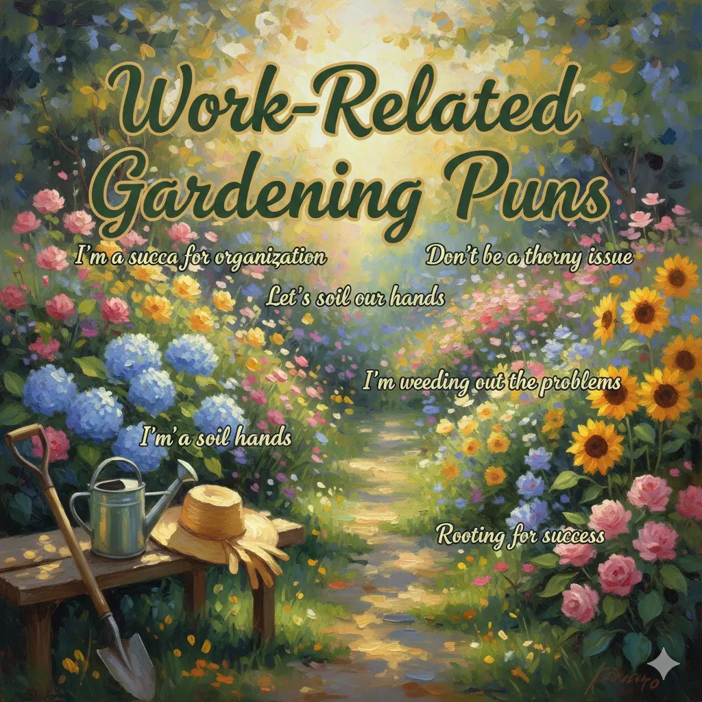 Work-Related Gardening Puns
