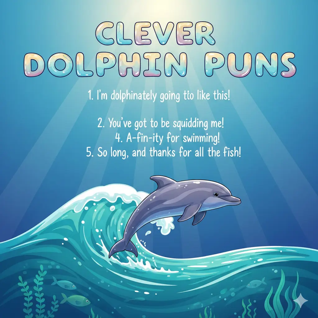 Clever Dolphin Puns