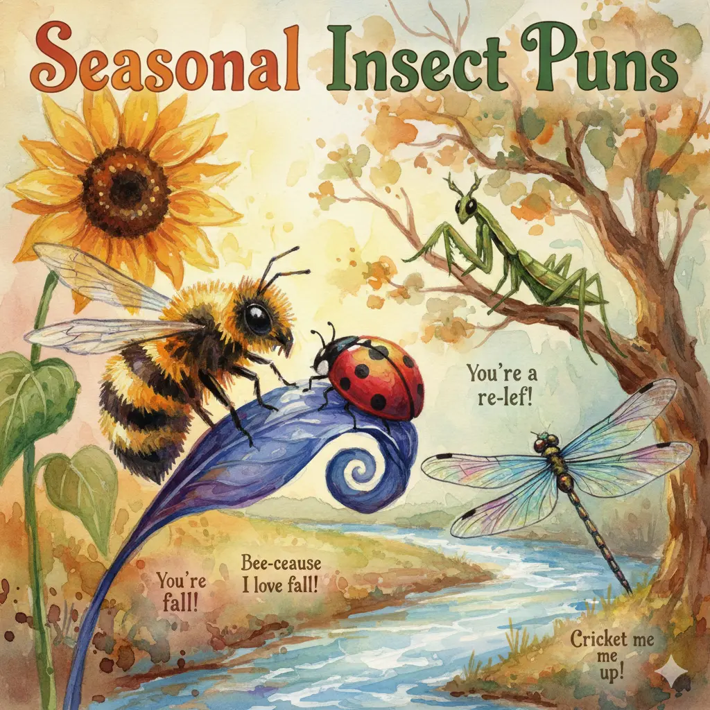 Seasonal Insect Puns