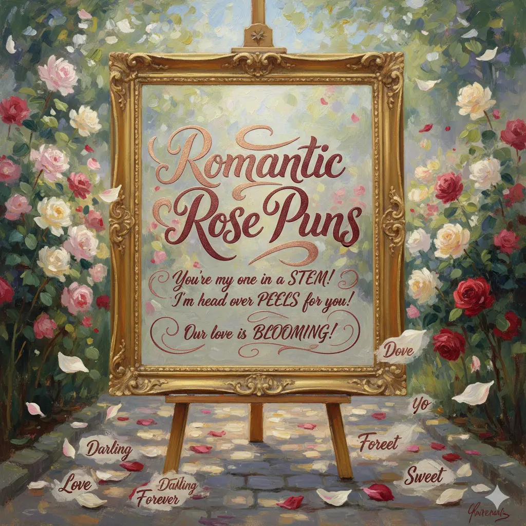 Romantic Rose Puns
