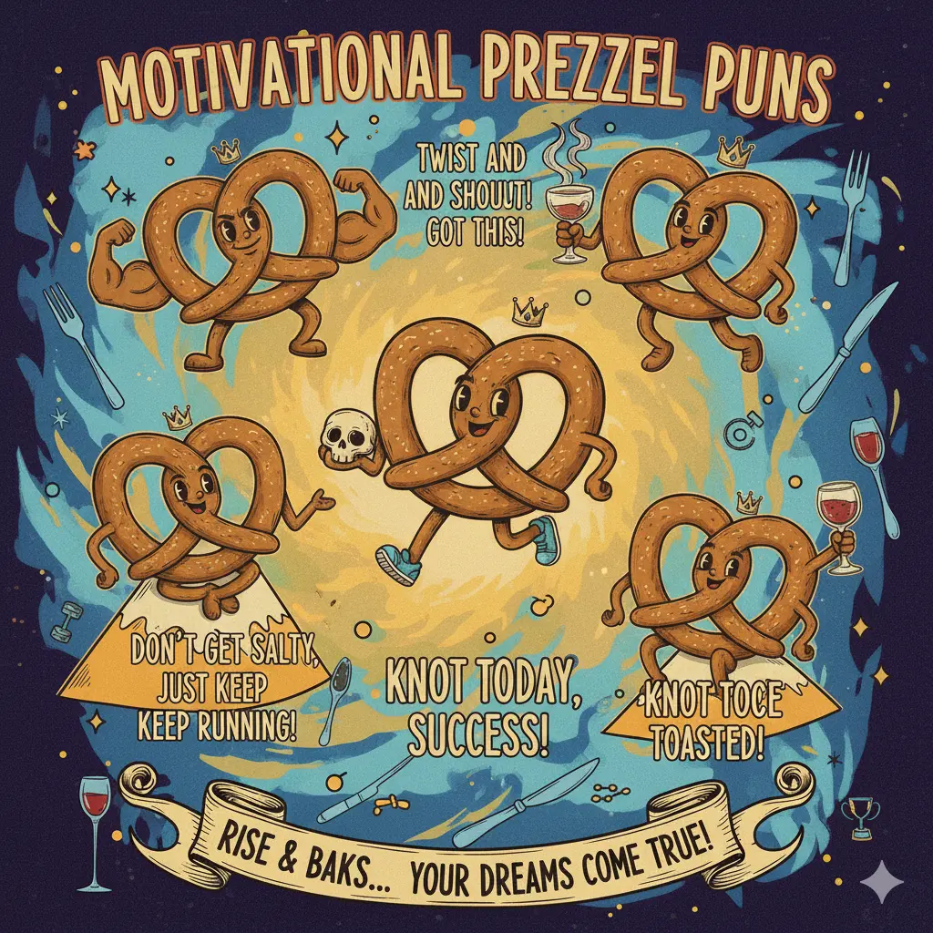 Motivational Pretzel Puns