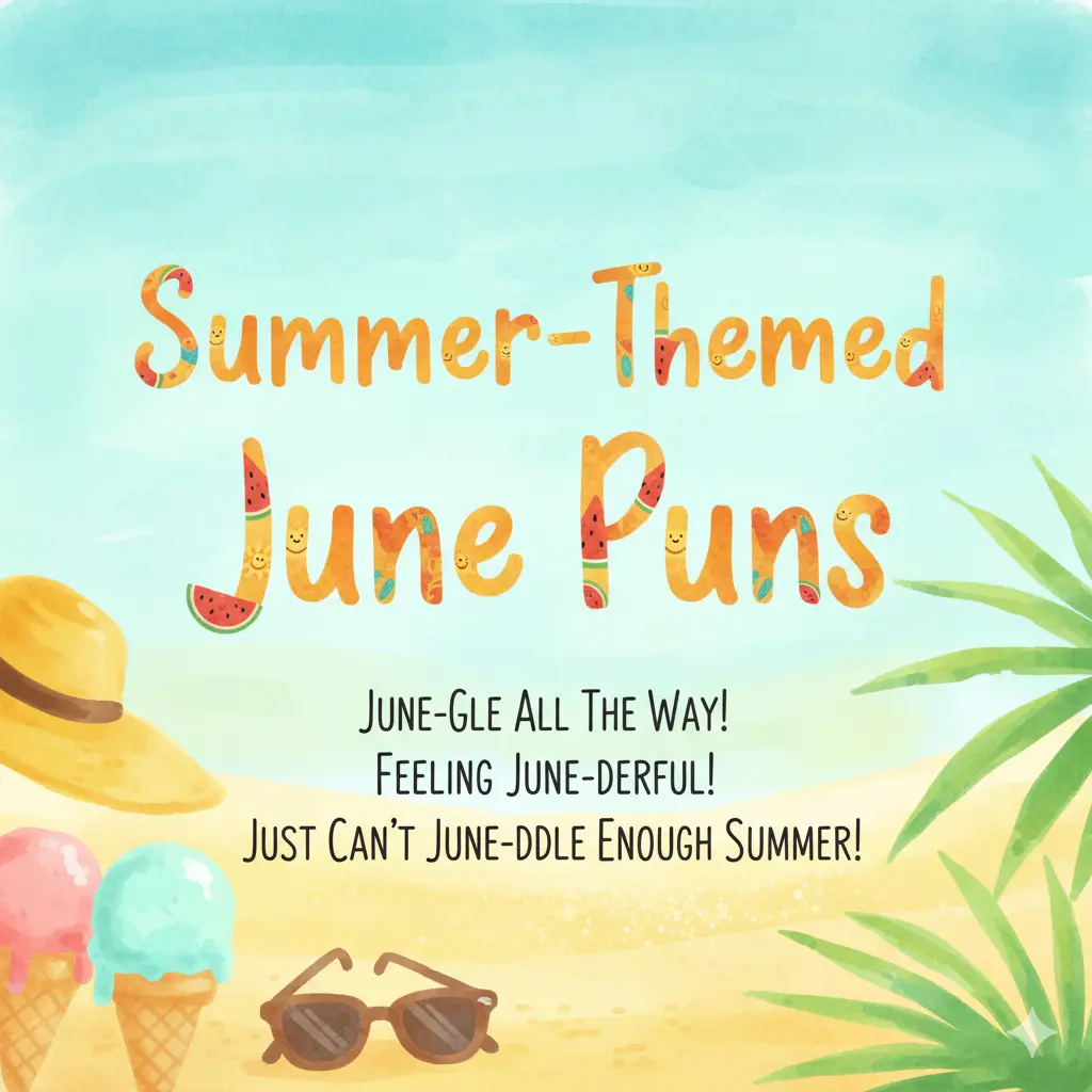 Summer-Themed June Puns