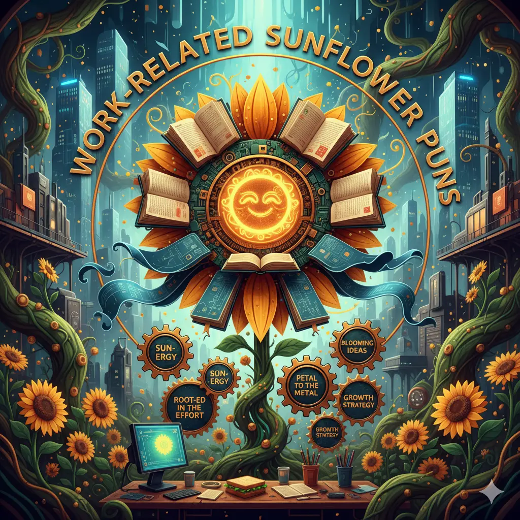 Work-Related Sunflower Puns