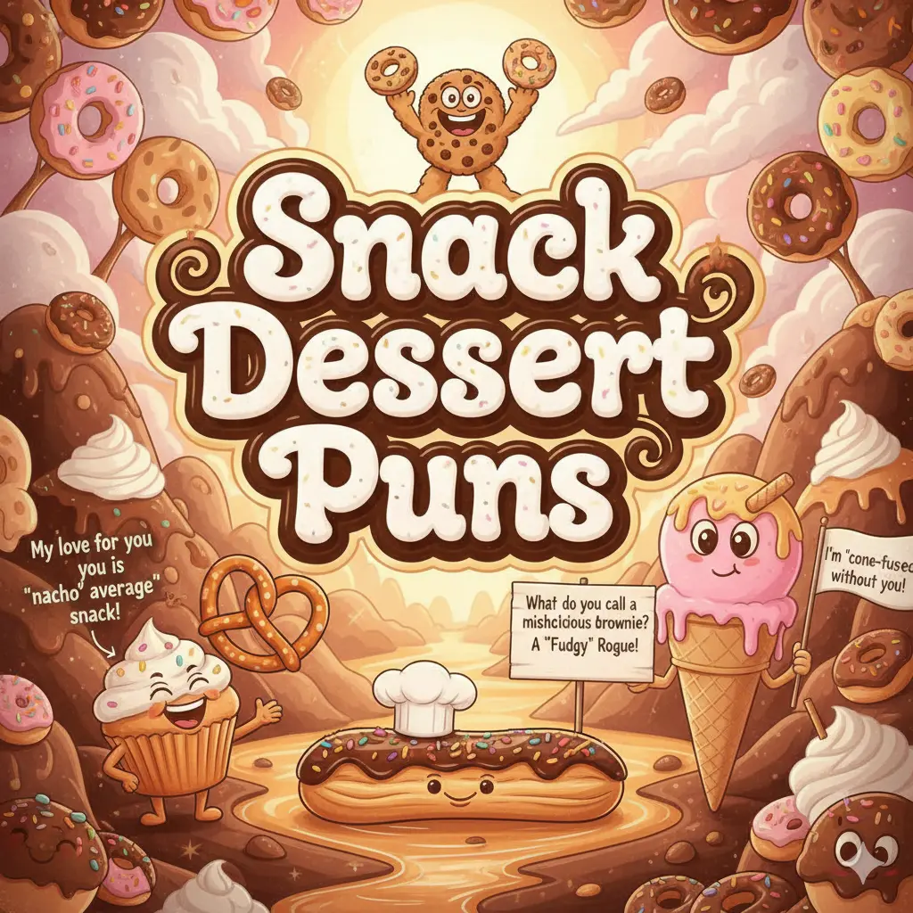 Snack Dessert Puns