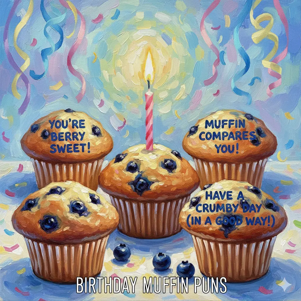 Birthday Muffin Puns