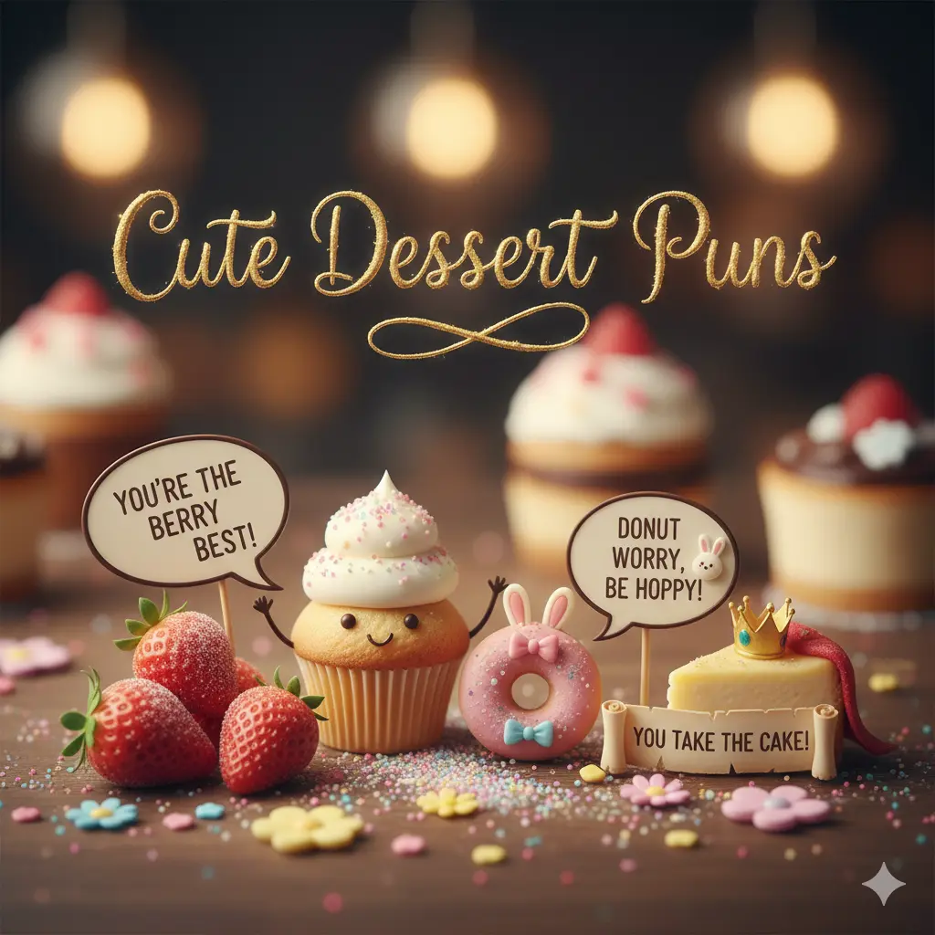 Cute Dessert Puns