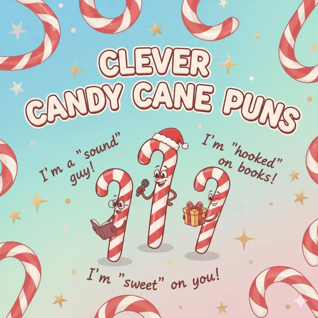 Clever Candy Cane Puns