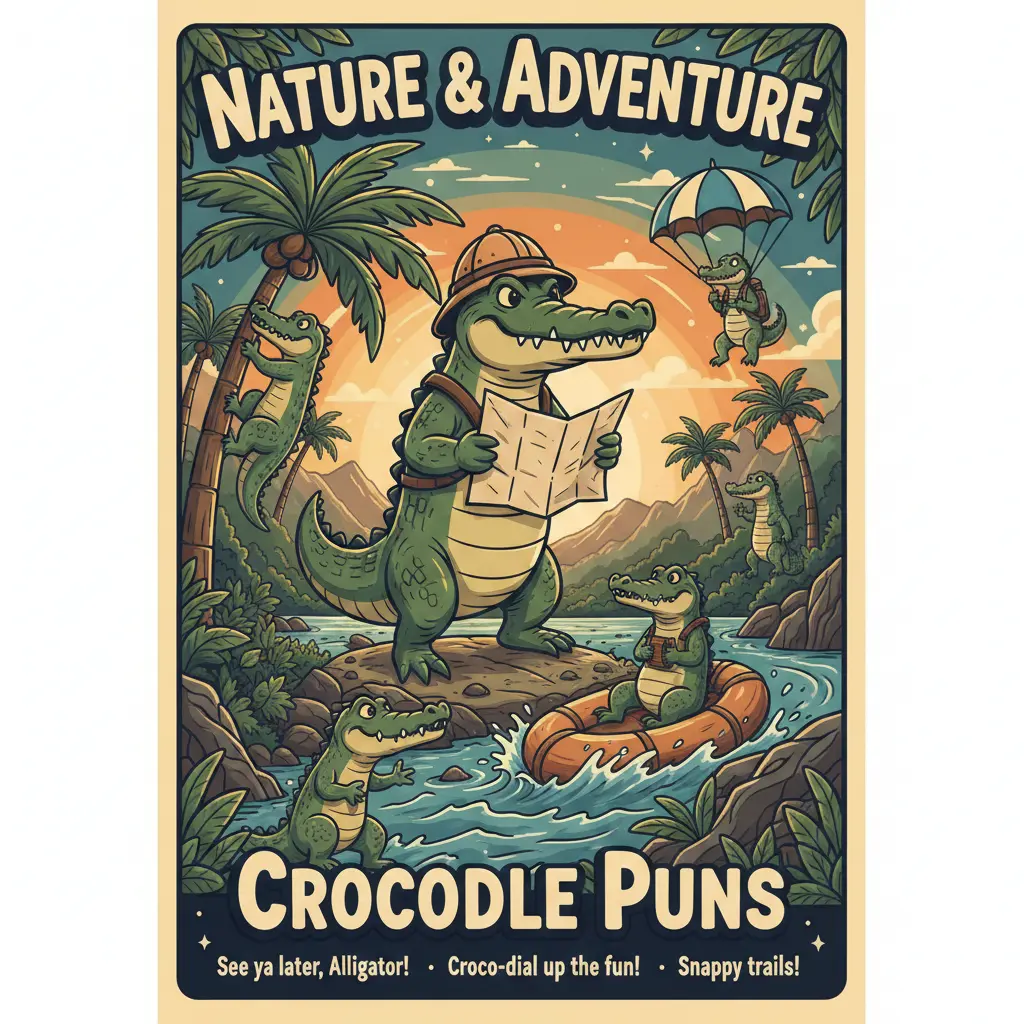 Nature & Adventure Crocodile Puns