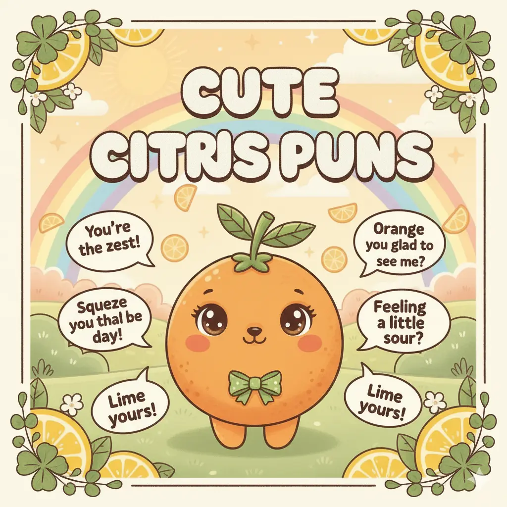 Cute Citrus Puns